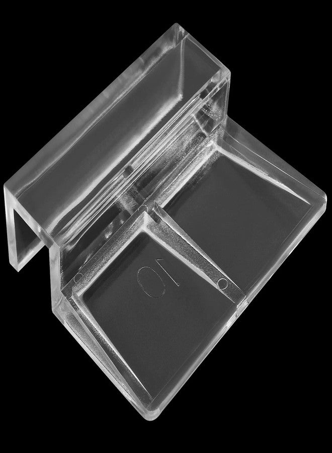 Cionyce 12 Pack Aquarium Lid Clips DIY Aquarium Lid Holder Clear Acrylic Fish Tank Support 10MM Aquarium Glass Holder(10MM) - Image 5